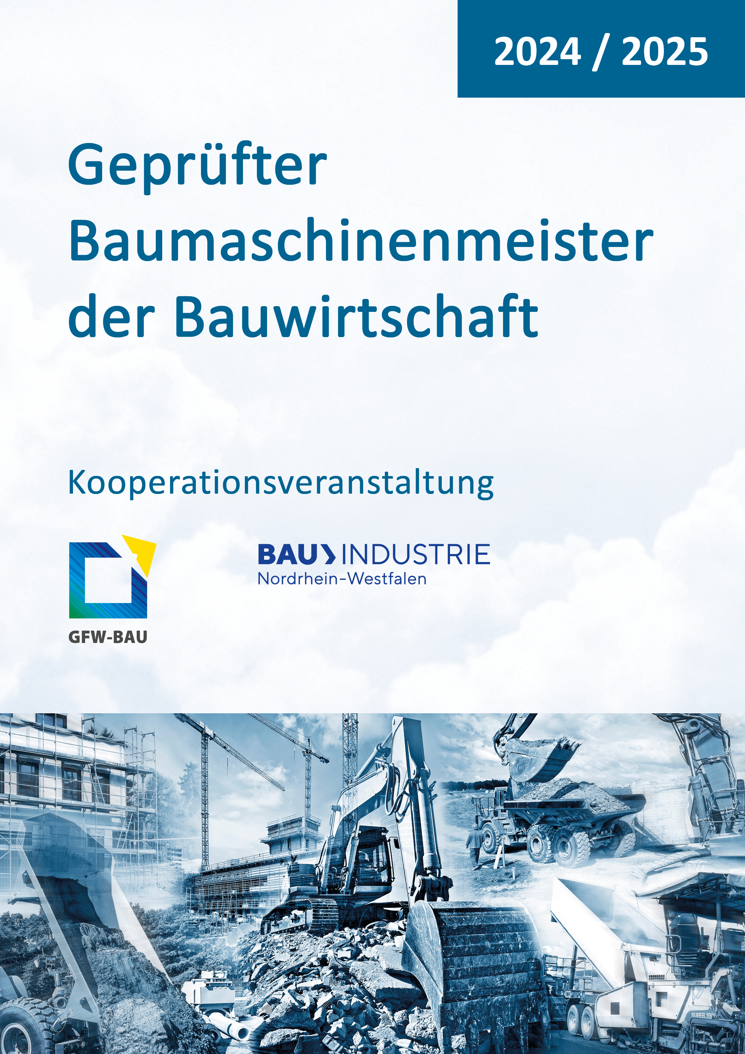 Info-Broschüre Baumaschinenmeister