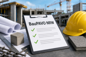 BauPAVO NRW: Was Bauunternehmen wissen müssen